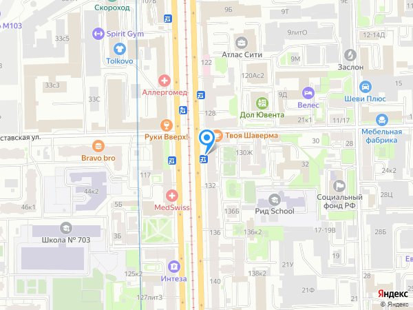 Сеть центров красоты OLA по адресу Московский проспект 130 на карте