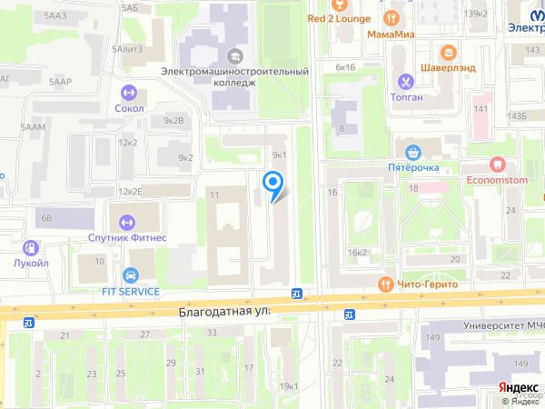 Центр косметологии и диетологии на Варшавской на карте