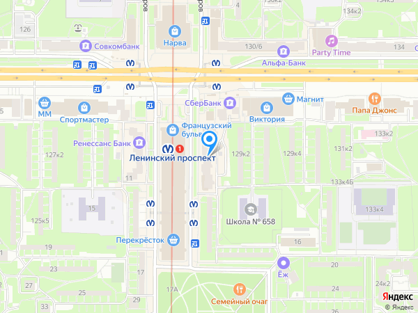 KISTOCHKI по адресу бульвар Новаторов, д. 8 на карте