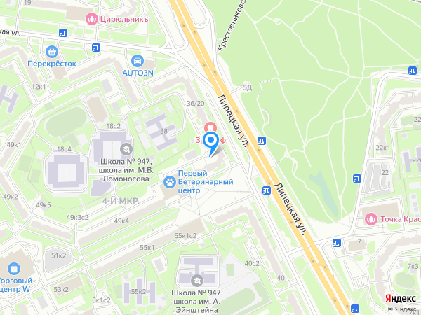 ДиваДент стоматология в Бирюлево на карте