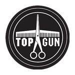 логотип компании TopGun Barbershop