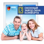 логотип компании Оконный завод "Окна Комфорта"