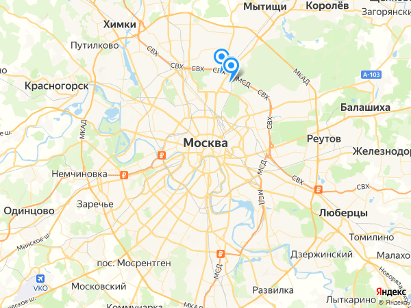 Компании на карте