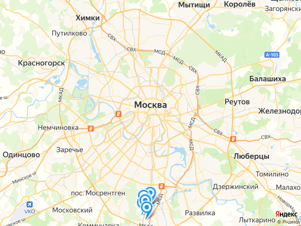 Компании на карте