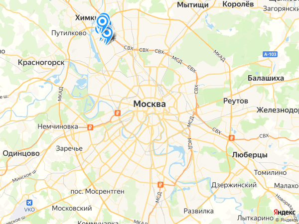 Компании на карте