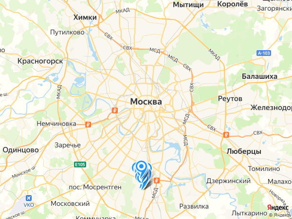 Компании на карте