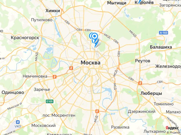 Компании на карте