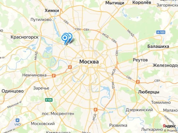 Компании на карте