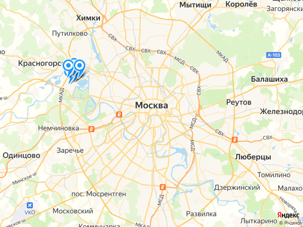 Компании на карте