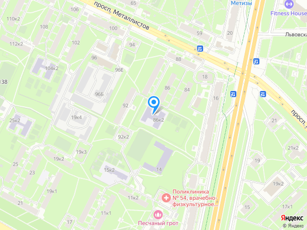 Детский сад 27, Калининский район на карте