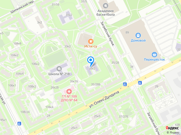 Детский сад 43, Фрунзенский район на карте