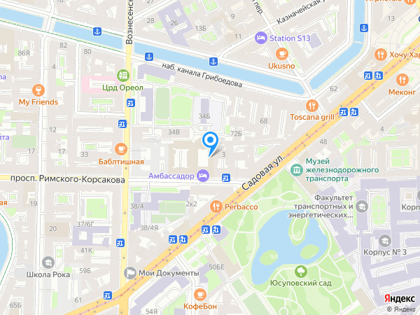 Амбассадор на карте