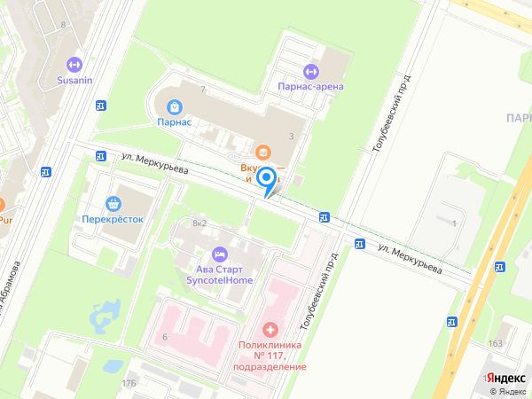 Офис продаж ЖК "Start" на карте