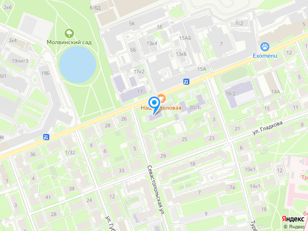 Детский сад 16, Кировский район на карте