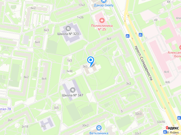 Matriss на карте