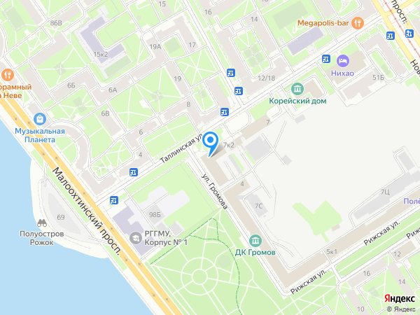 СК "Ратное поле" на карте
