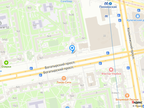 Детский сад 7, Приморский район на карте
