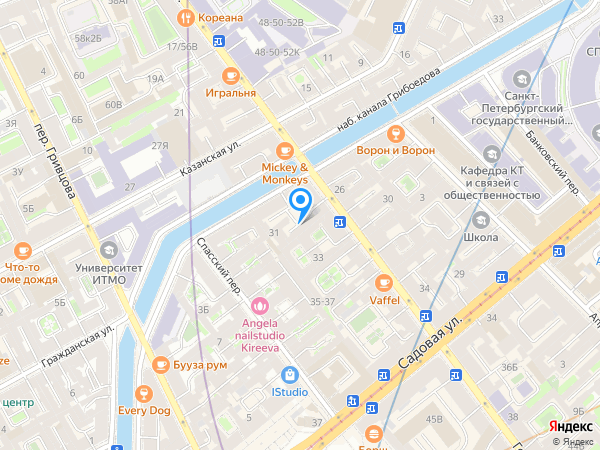 Павельева Е.В. на карте