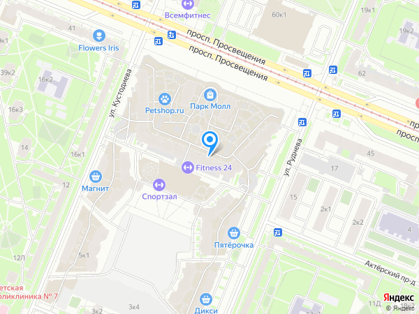 Салон красоты London на карте