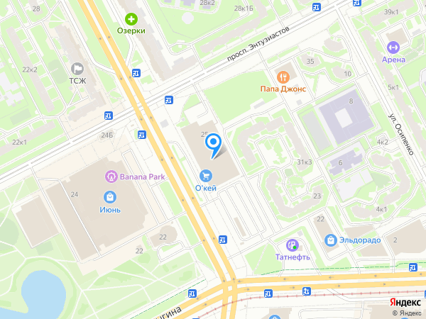 Авангард по адресу Индустриальный просп., д. 25, лит. А на карте