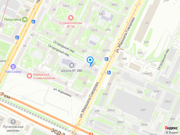 Детский сад 49, Кировский район на карте