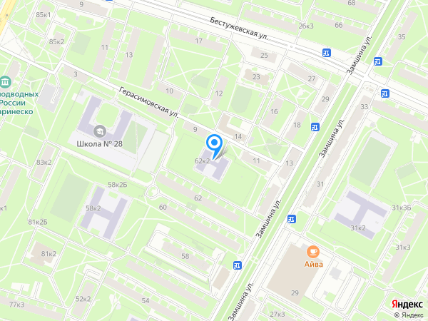 Детский сад 41, Калининский район на карте