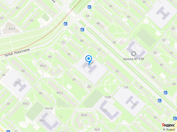 Детский сад 24, Кировский район на карте