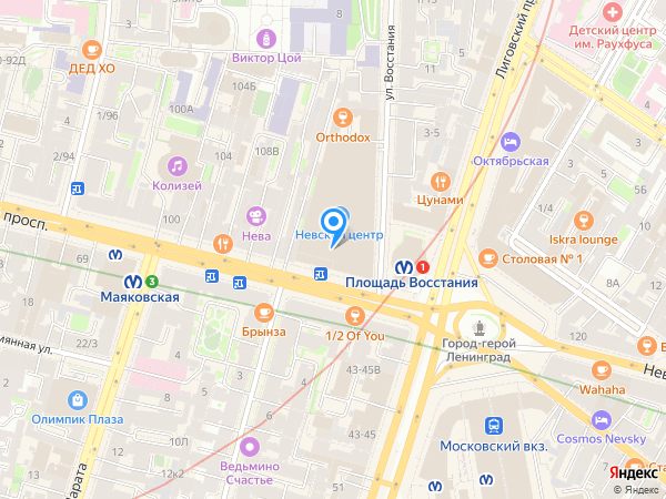 Москва на карте