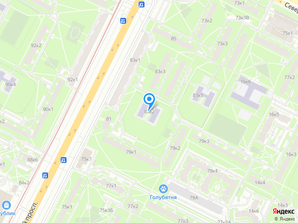 Детский сад 93, Калининский район на карте