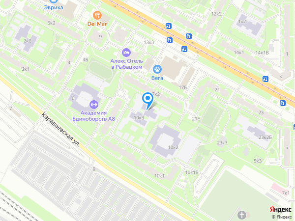 Детский сад 130, Невский район на карте