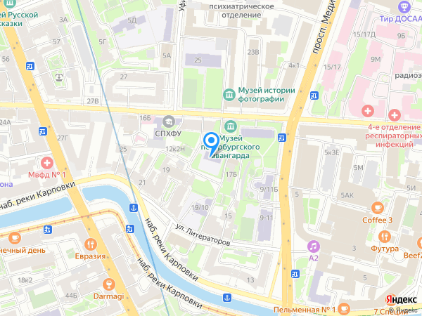 Детский сад 30, Петроградский район на карте