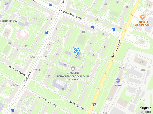 Детский сад 70, Кировский район на карте