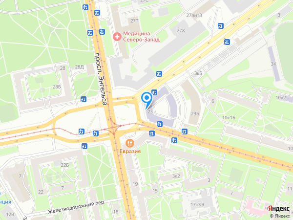 Санкт-петербургский колледж информатизации и управления, бассейн на карте