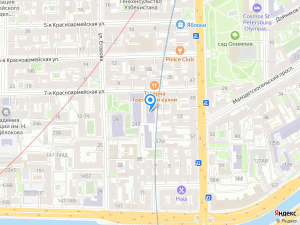 Ремонт квартир, офисов и коттеджей в Санкт-Петербурге на карте