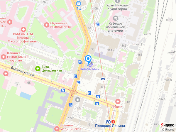Альфа-Банк по адресу ул. Академика Лебедева, д. 31, корп. 2, лит. А на карте