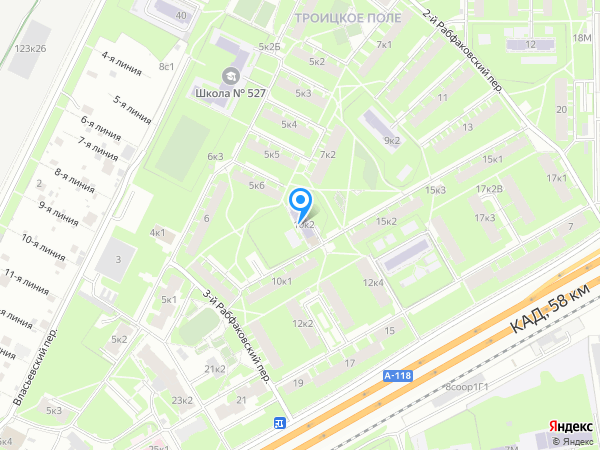Детский сад 75, Невский район на карте