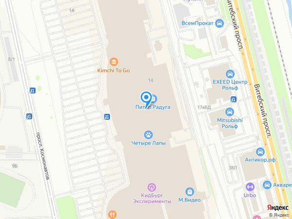 Кукумбер на карте