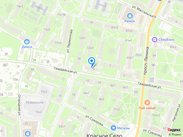 KSAO на карте