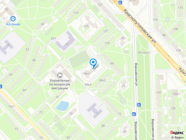 Школа художественной гимнастики на Московской GymBalance на карте