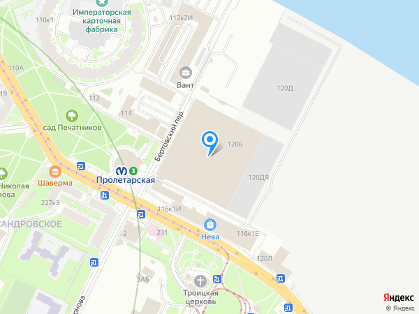 НС Банк по адресу просп. Обуховской Обороны, д. 120 Б на карте