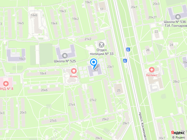 Детский сад 20, Московский район на карте