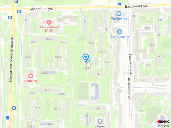 Детский сад 15, Московский район на карте