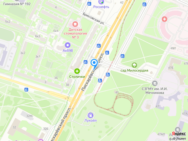 Клиника имени Петра Великого на карте