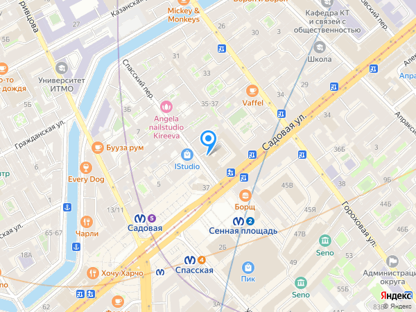 Эгоштамп на карте