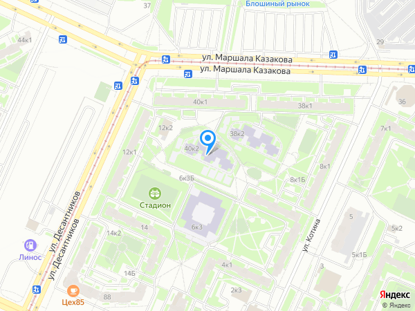 Детский сад 428, Красносельский район на карте