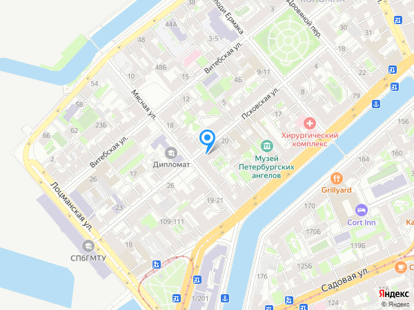 Детский сад 22, Адмиралтейский район на карте