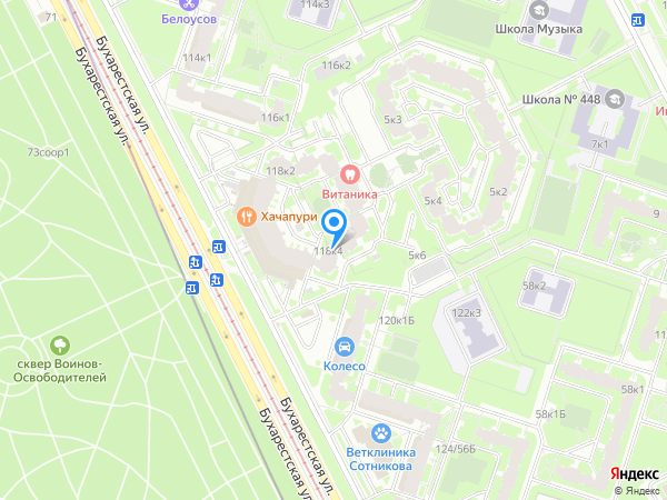 Зеркало на карте