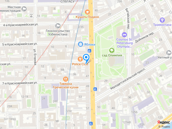 Восточный Экспресс Банк по адресу Московский просп., д. 43 на карте