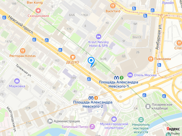 Детский сад 29, Центральный район на карте