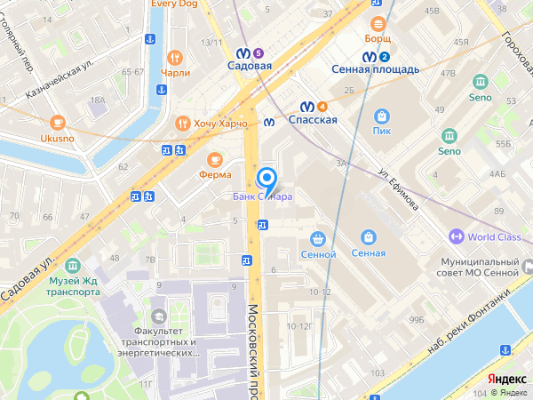 Аллегро на Лиговском на карте